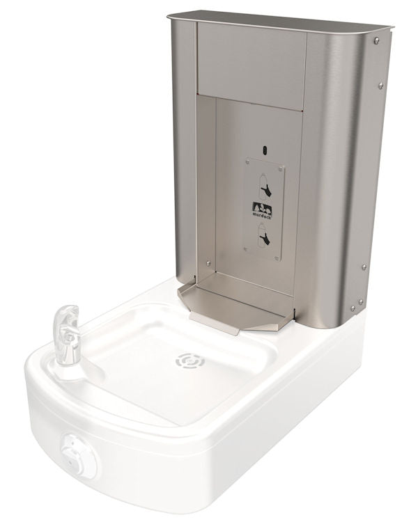 Universal compact bottle filler with sleek wall-mounted profile
