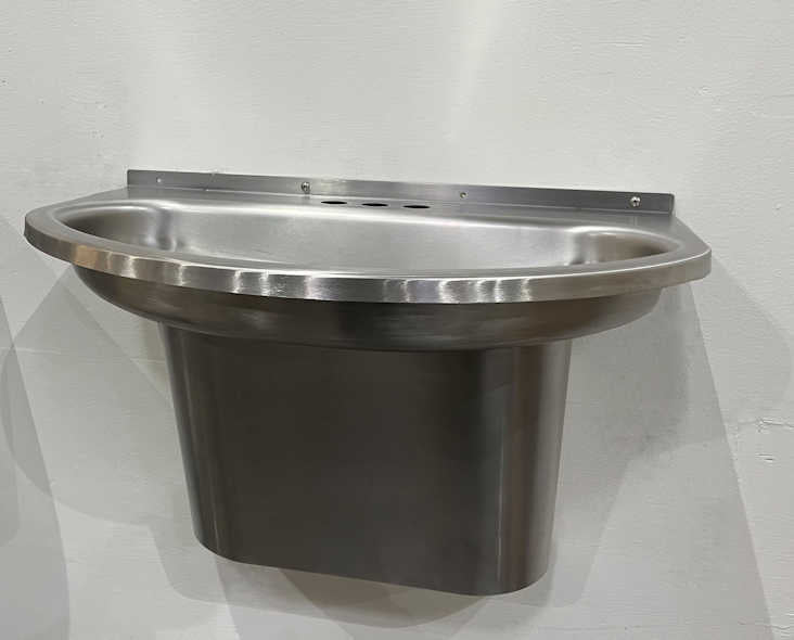 One-Station Stainless Steel Ellipse™ Hand Wash Sink