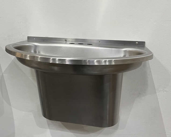 One-Station Stainless Steel Ellipse™ Hand Wash Sink