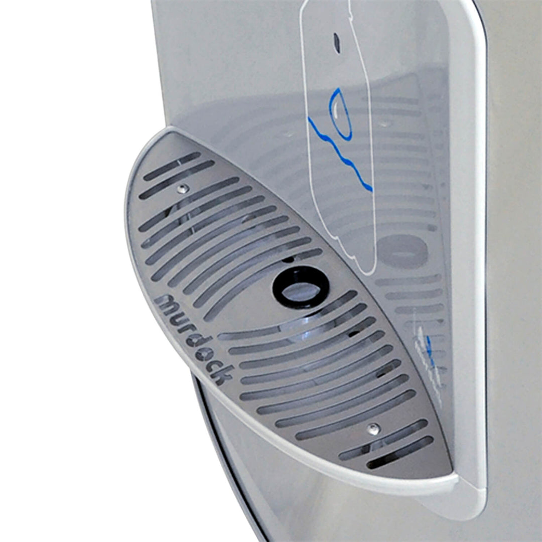 Overflow grate close-up on a BF16 wall mounted water bottle refill station