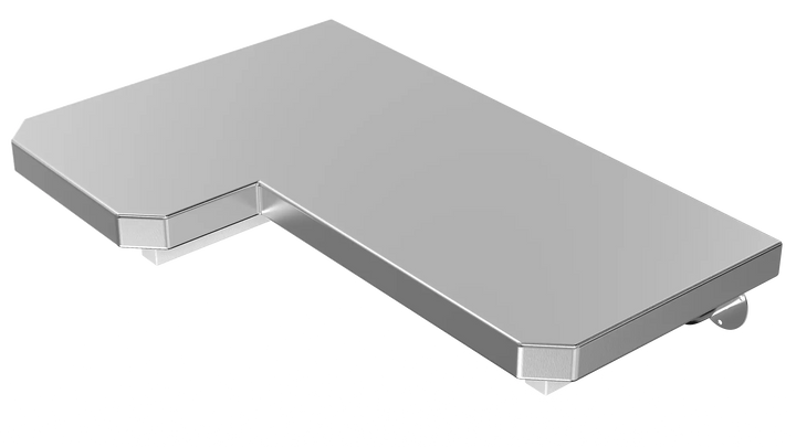 Left-Side ADA Stainless Steel Fold-Down Shower Seat