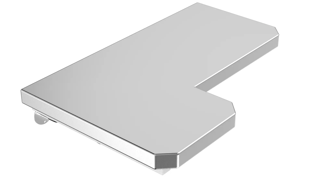 Left-Side ADA Stainless Steel Fold-Down Shower Seat