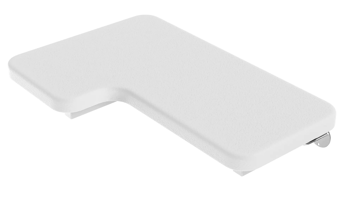 ADA Padded Folding Shower Seat Left Side.