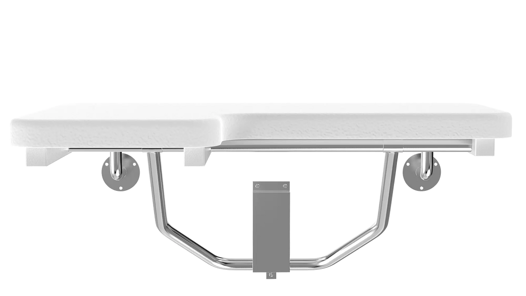 High-Quality ADA Compliant Padded Folding Shower Seat - Left Side