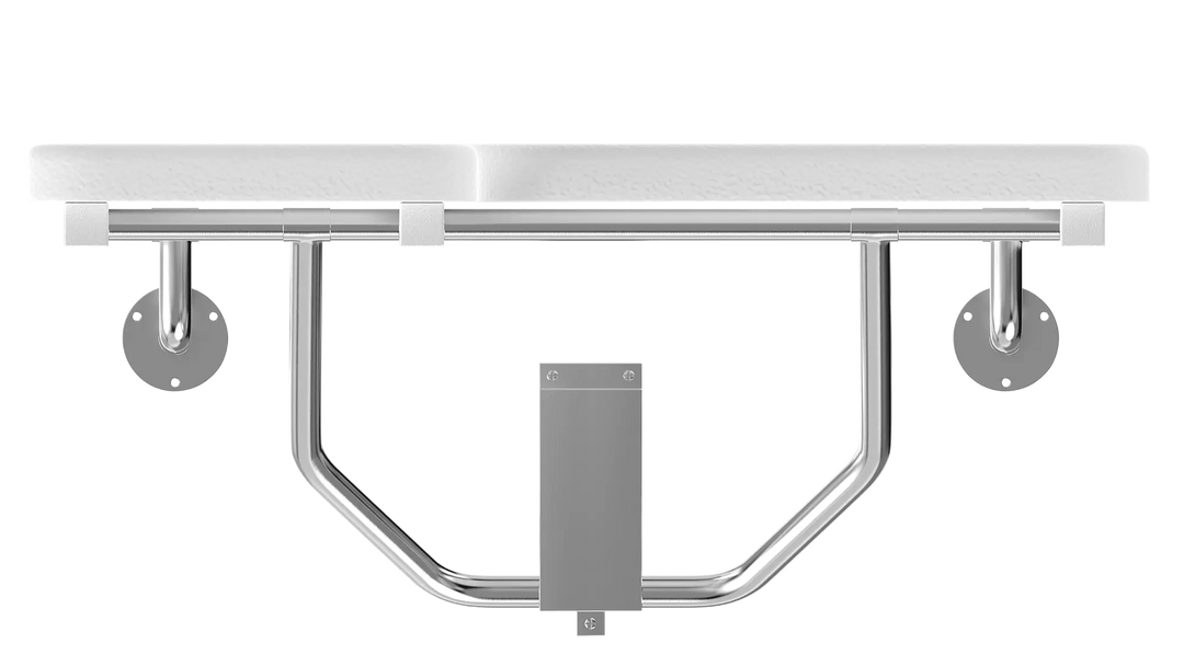 High-Quality ADA Compliant Padded Folding Shower Seat - Left Side