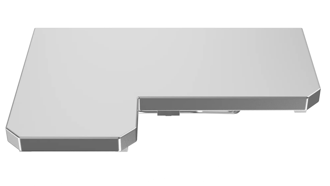 Left-Side ADA Stainless Steel Fold-Down Shower Seat