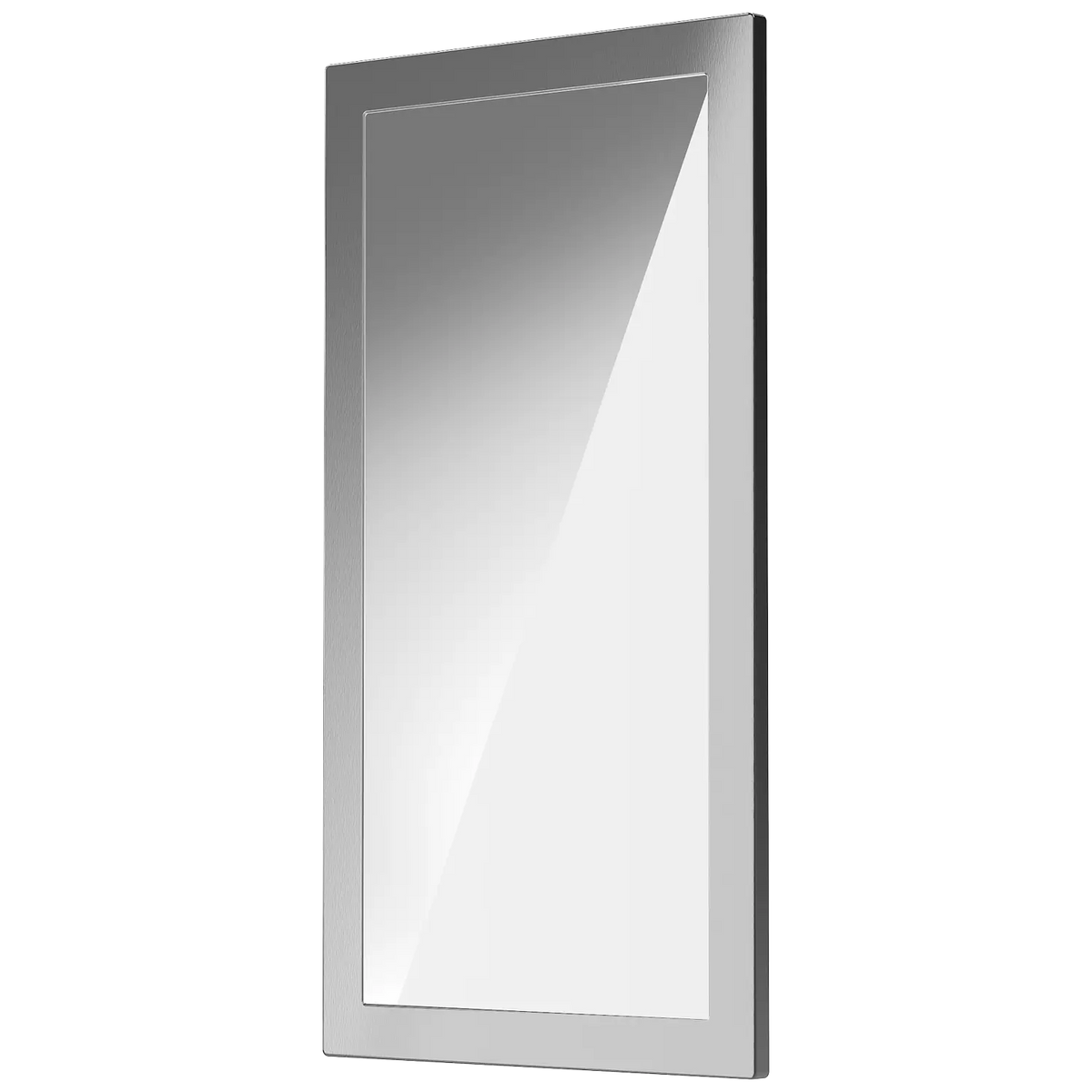 ADA compliant mirror sized 12" x 22.5” designed for areas where mirrors are at risk of breakage and theft.