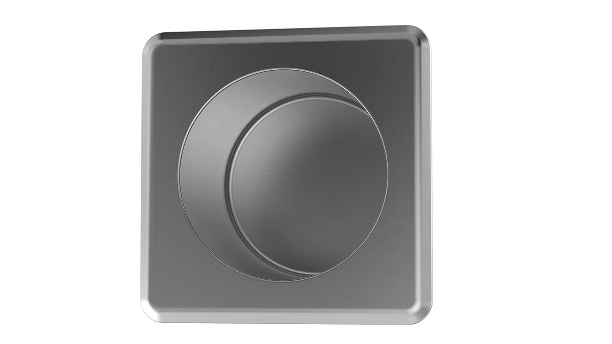 recessed rear-mounted toilet paper holder.