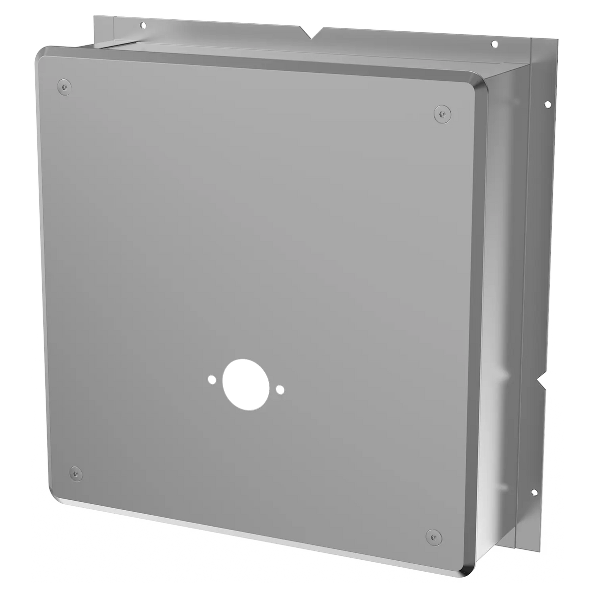 20-gauge stainless steel flush valve access panel for commercial walls