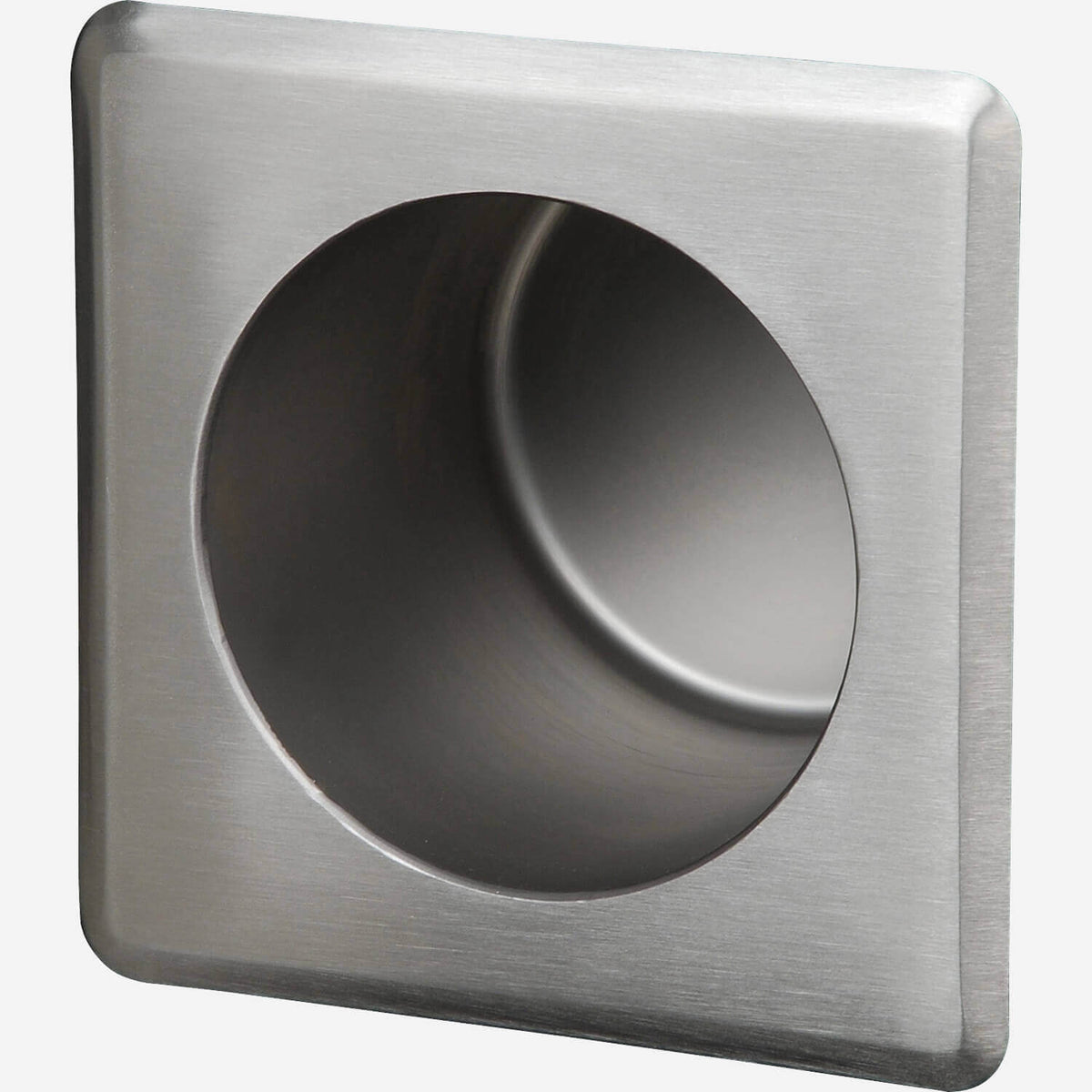Stainless Steel Recessed Toilet Paper Holder.