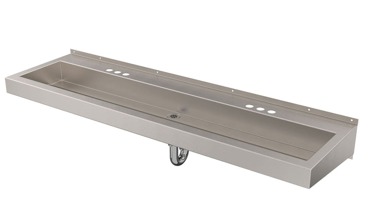 Deluxe Two-Station Hand Wash Trough Sink