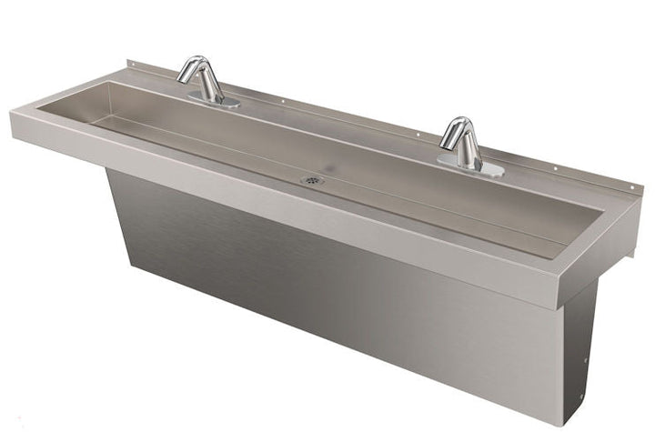 Deluxe Two-Station Hand Wash Trough Sink