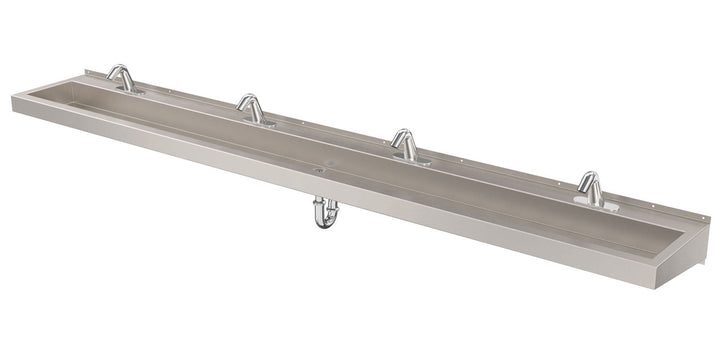 Deluxe Four-Station Hand Wash Trough Sink