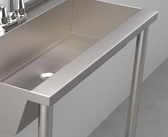 SW000-34 Eco Trough Adult 34" Legs