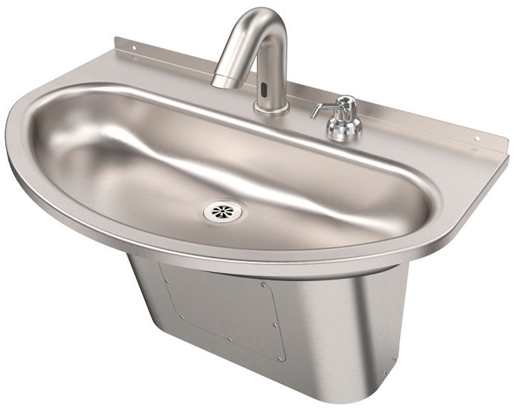 One-Station, Stainless Steel, Ellipse™ Hand Wash Sink