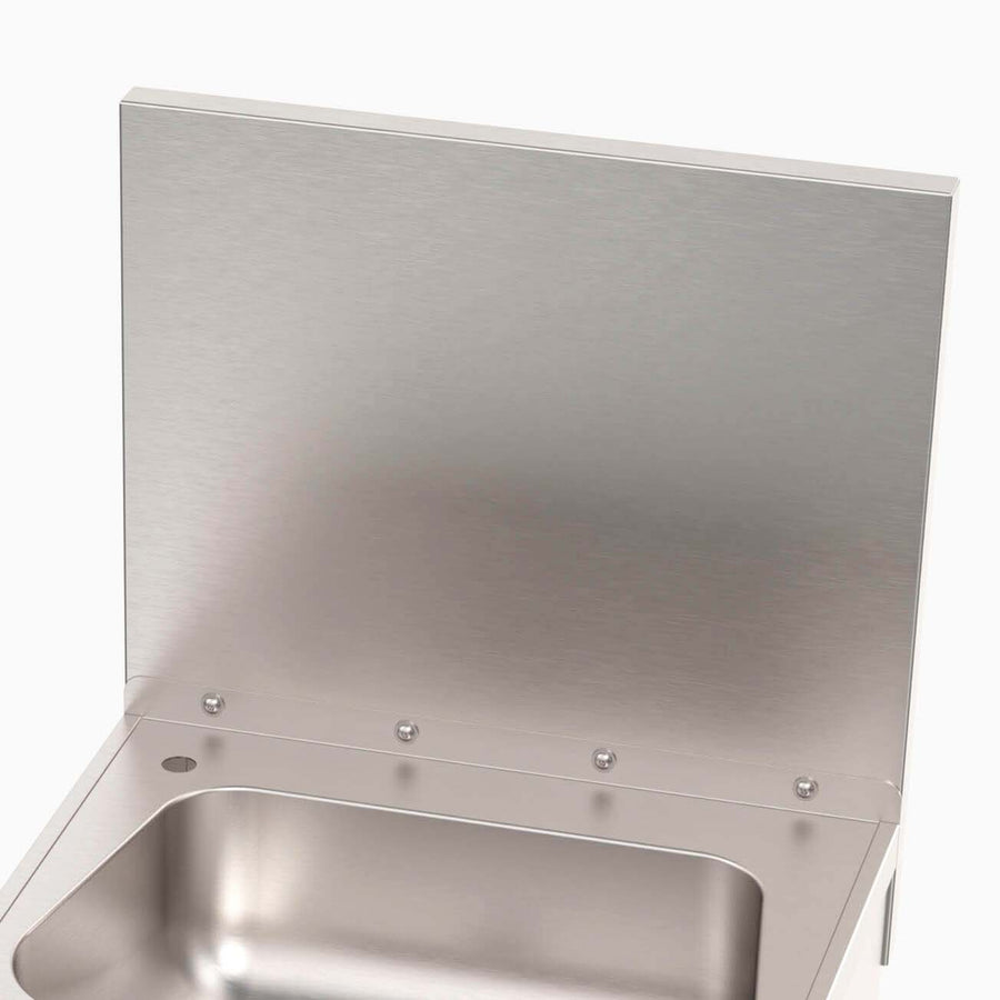 Stainless steel back splash for  EPS Portable Sink Series