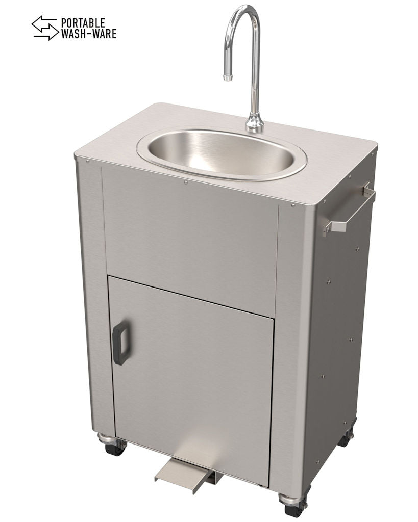 Deluxe Portable Foot Pump Operated Sink