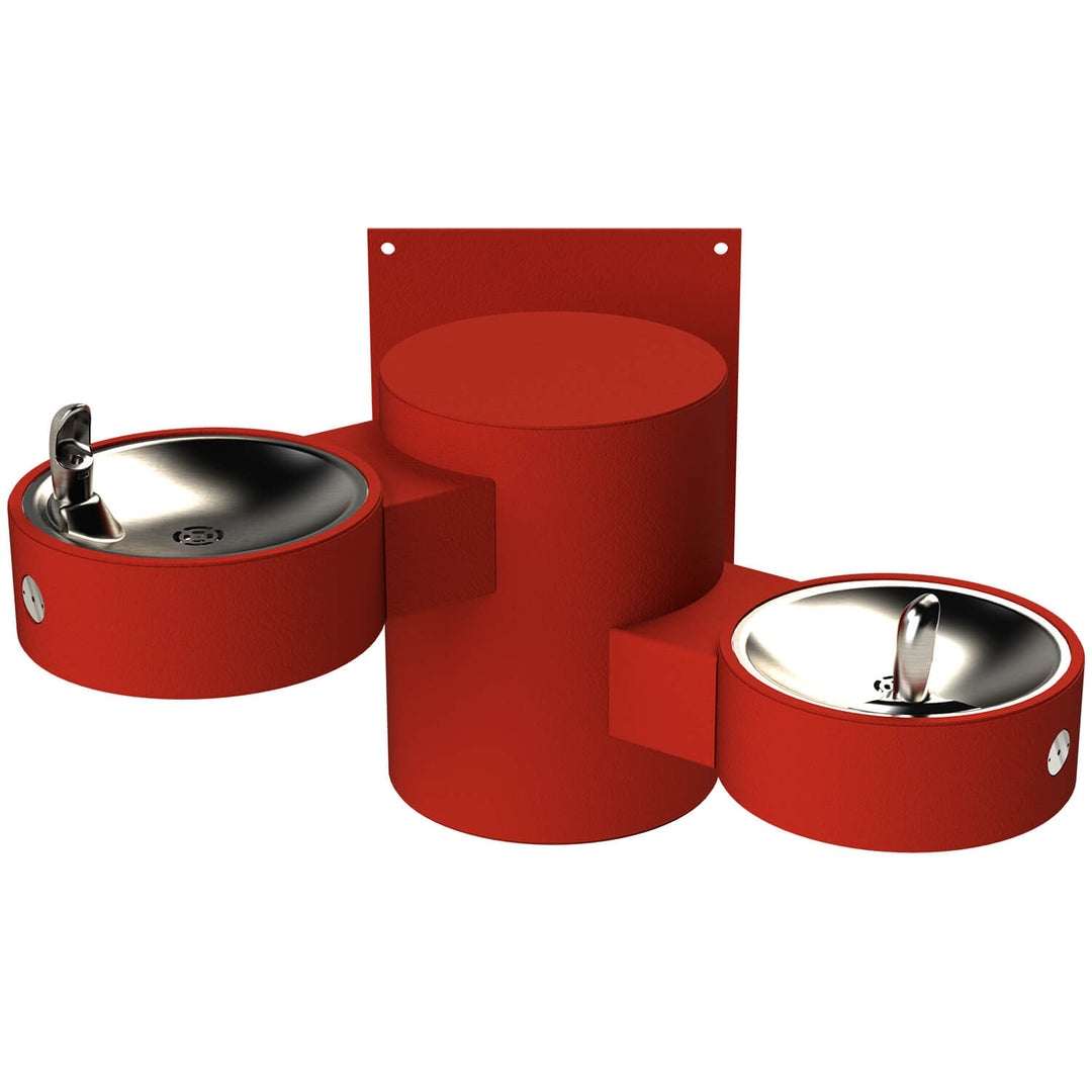 Wall Mounted Bi-Level Drinking Fountain