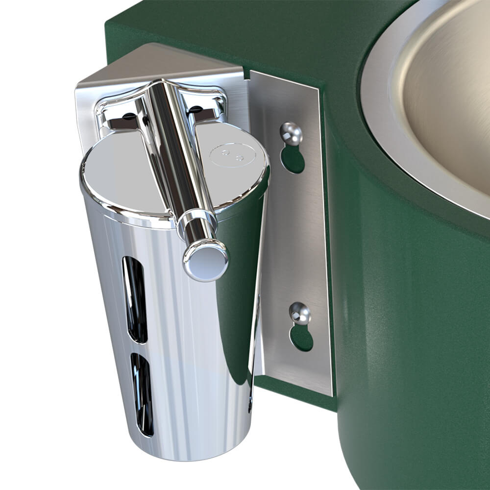 All-in-One Outdoor Bottle Filler with Water Fountain and Hand Sink