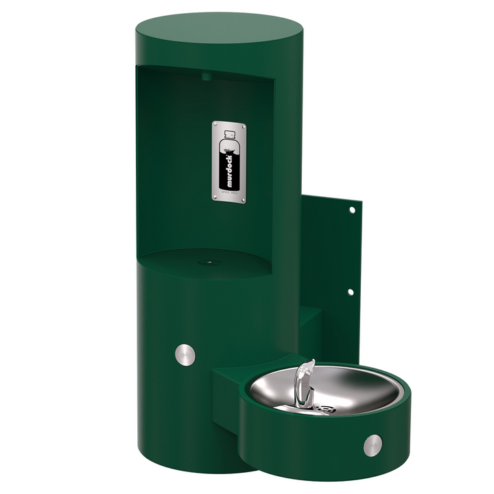Wall Mounted Bottle Filler with Drinking Fountain