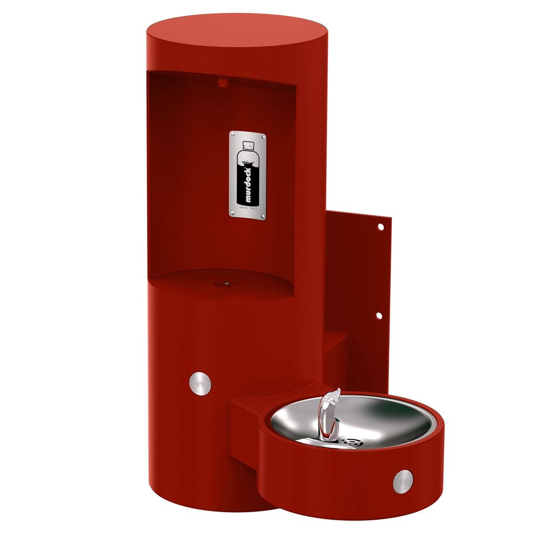 Wall Mounted Bottle Filler with Drinking Fountain