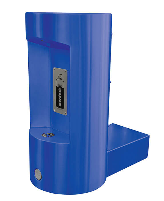 M-OBA4 Bottle Filler on Arm with Sensor and Push Button