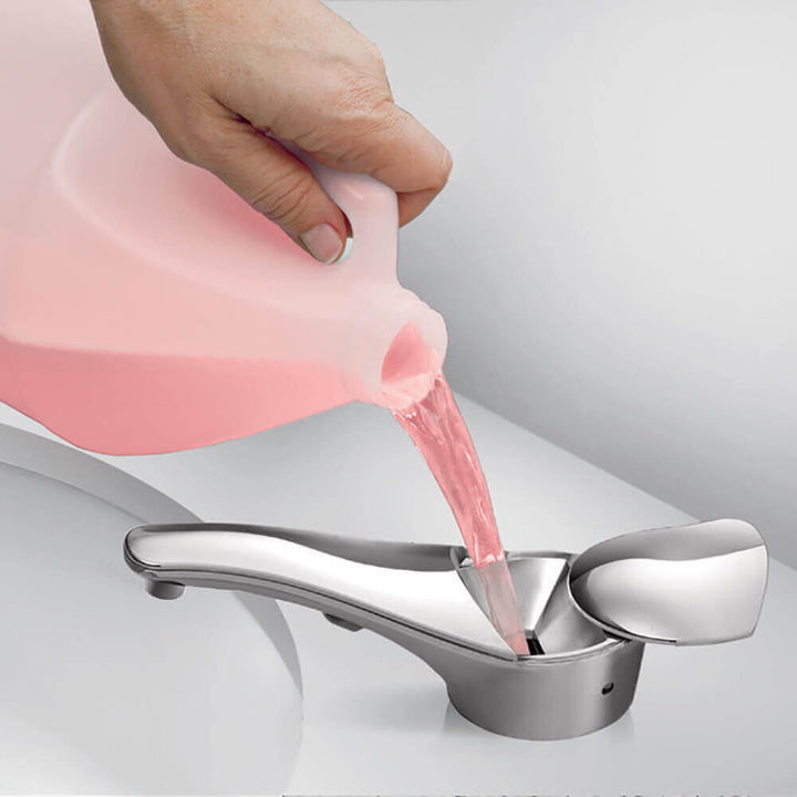 Sensor-Activated, Refillable Soap Dispenser
