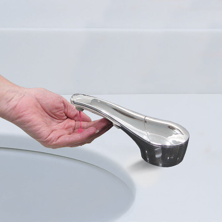 Sensor-Activated, Refillable Soap Dispenser