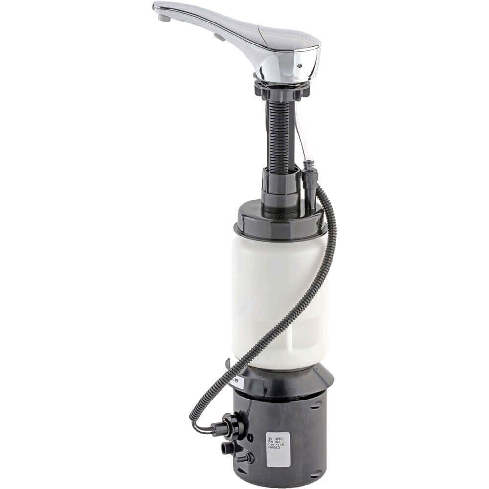 Sensor-Activated, Refillable Soap Dispenser