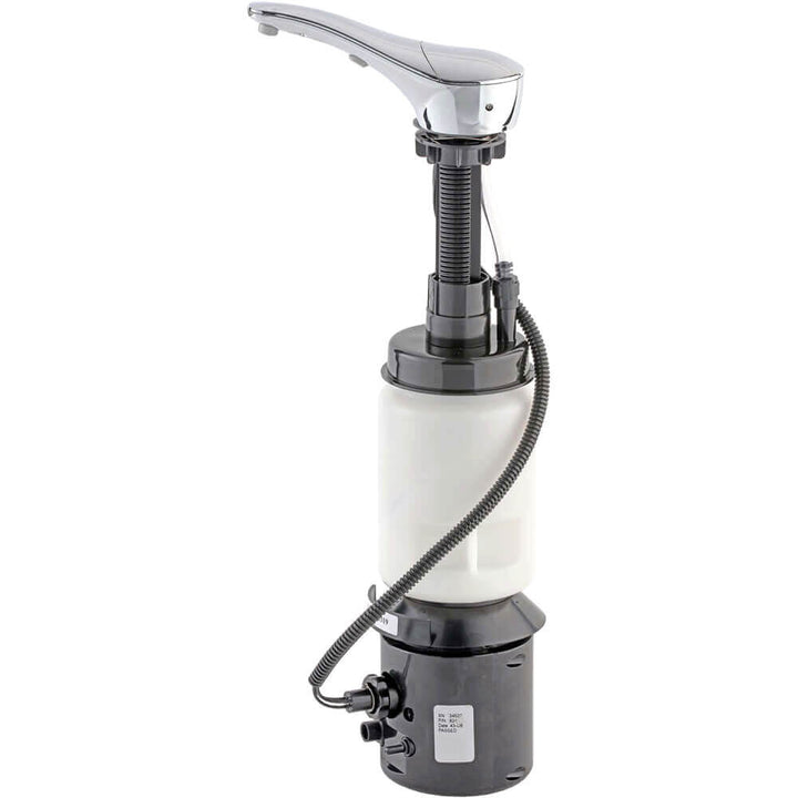Sensor-Activated, Refillable Soap Dispenser