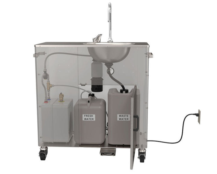 PS1210 Foot Pump Portable Sink with Water Heater