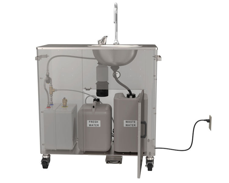 PS1210 Foot Pump Portable Sink with Water Heater