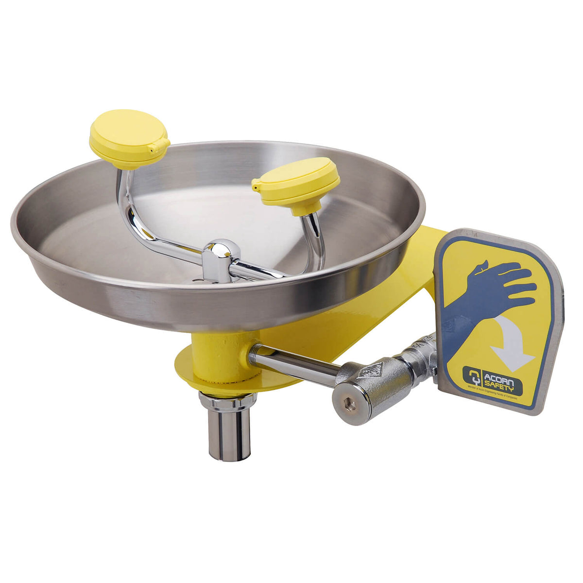 S0440 Stainless Steel Bowl, Wall Mount Eye-Face Wash
