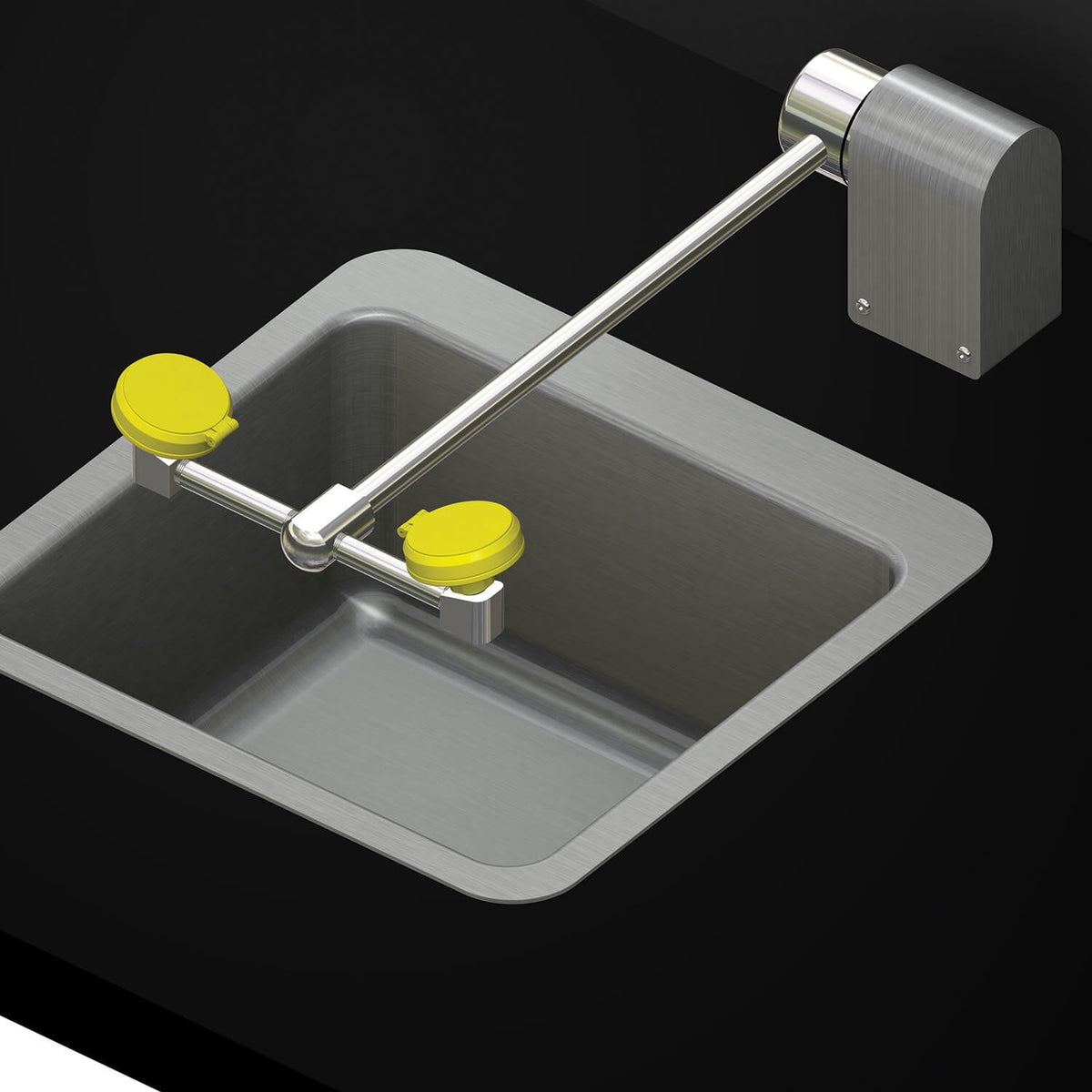 S0860 Deck Mount, Swing-Down Eye-Face Wash