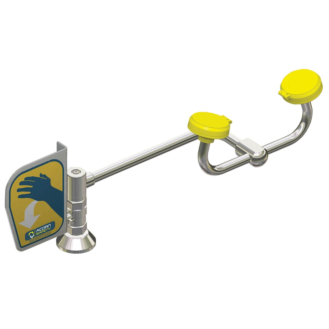 S0A60 Deck-Mount, 90° Swivel Eye-Face Wash