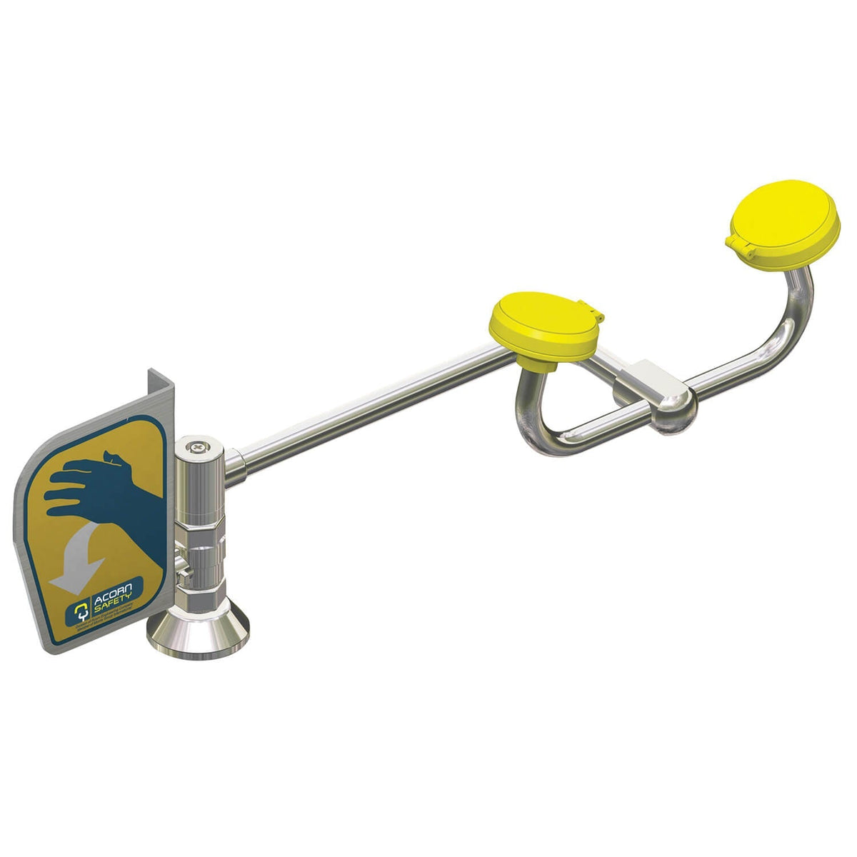 S0A60 Deck-Mount, 90° Swivel Eye-Face Wash