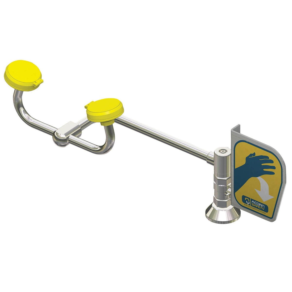 S0A60 Deck-Mount, 90° Swivel Eye-Face Wash