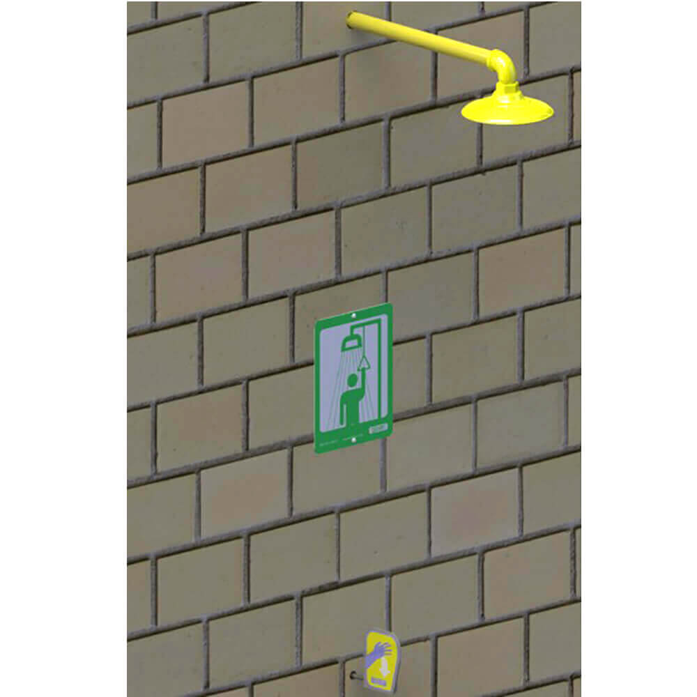S1200-FRV - Freeze-Resistant Horizontal Mount Safety Shower