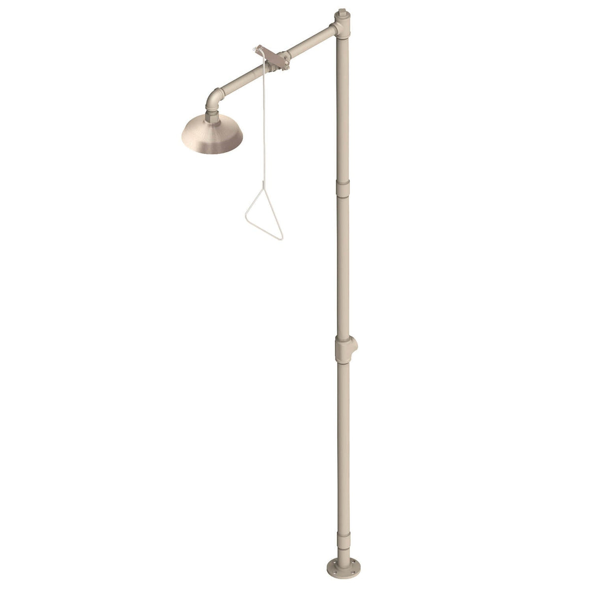 S2300 All-Stainless Steel Pedestal Mount Safety Shower 