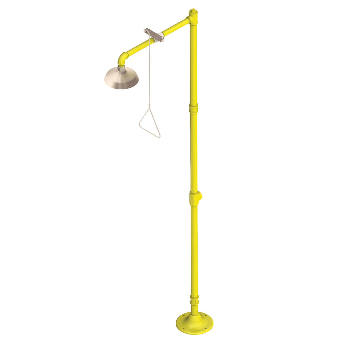S2300 Stainless Steel Head, Pedestal Mount Safety Shower