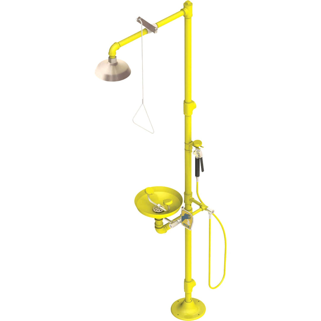 S2320 - Pedestal Emergency Combination Station with Drench Hose