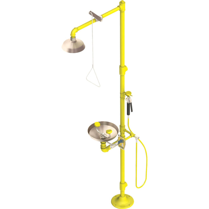 S2340 Stainless Steel Safety Shower and Eye Wash Station with Drench Hose