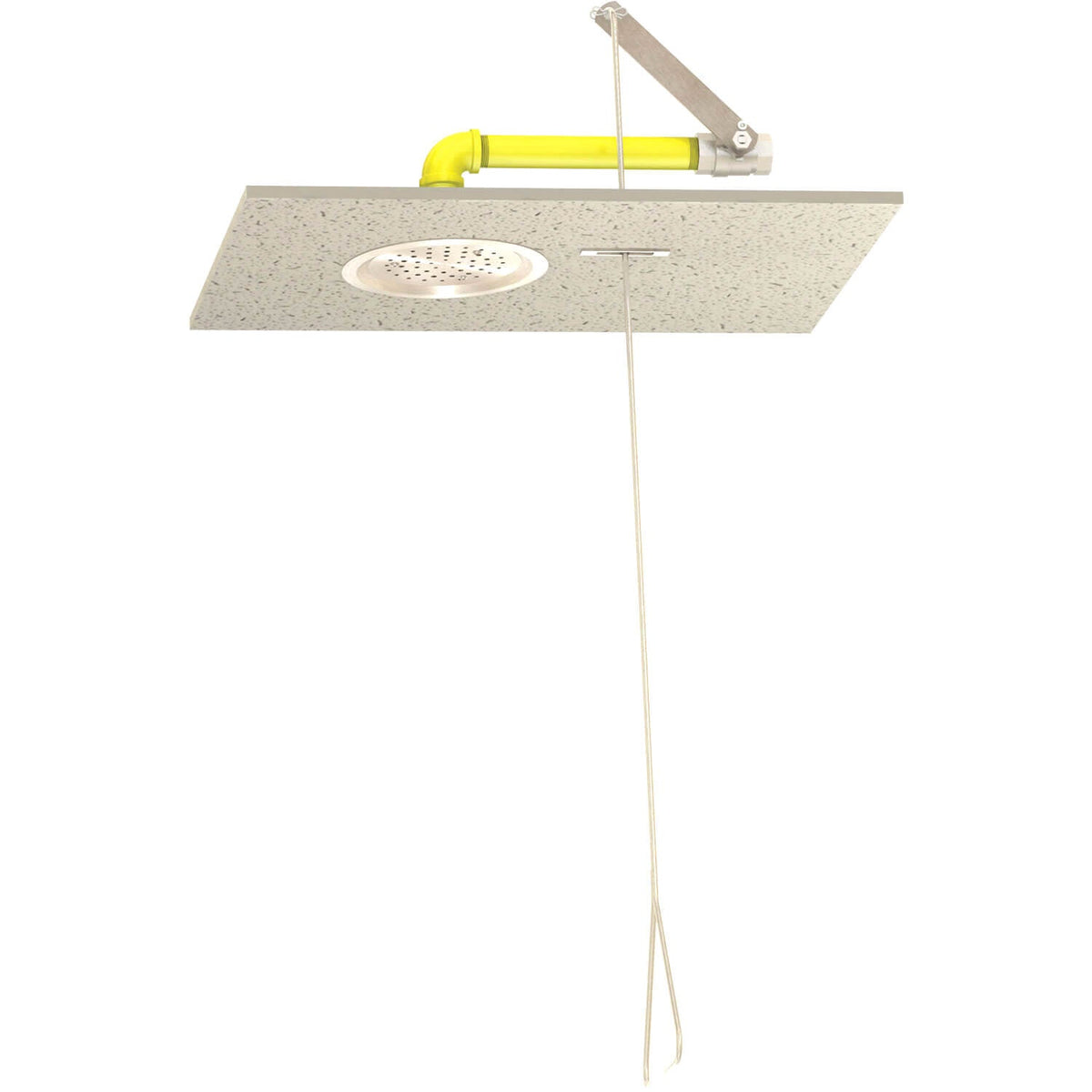 S3200-PR43 - Stainless Steel Ceiling Safety Shower with 43" Pull Rod