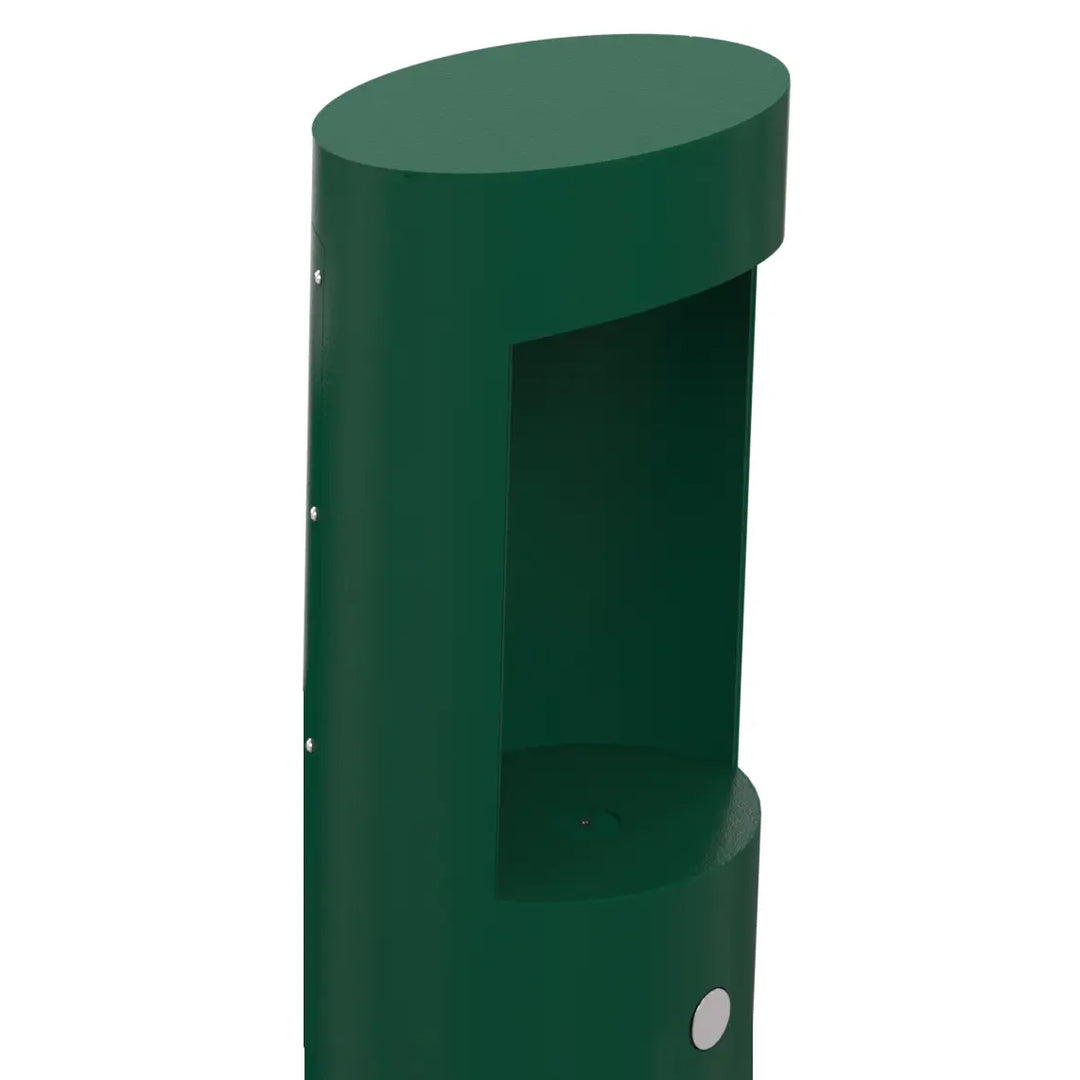 Wall Mounted Bottle Filler with Two Drinking Fountains