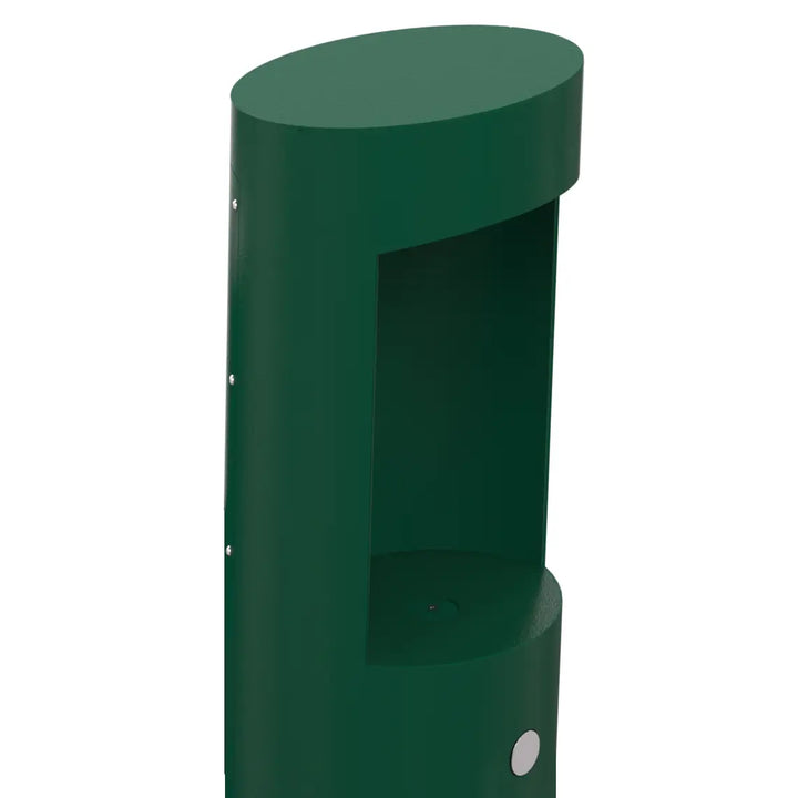 Wall Mounted Bottle Filler with Two Drinking Fountains