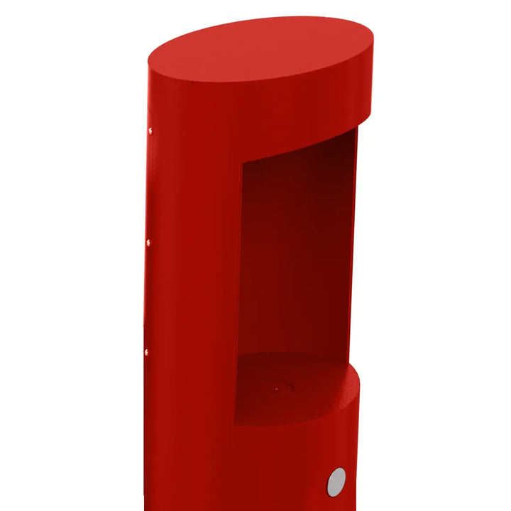 Wall Mounted Bottle Filler with Two Drinking Fountains