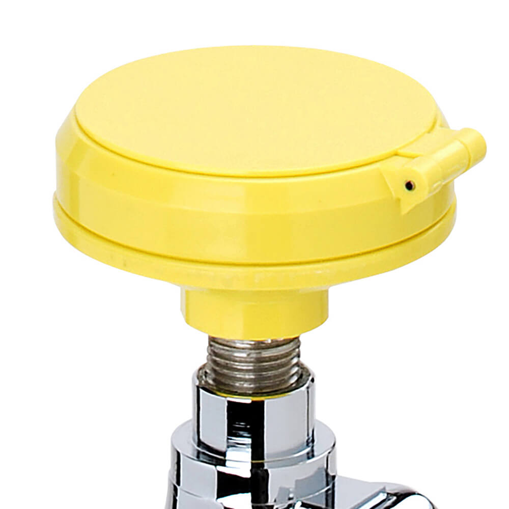 S0404 - Stay-Open Wall Mount Drench Hose with Push Handle Spray Head