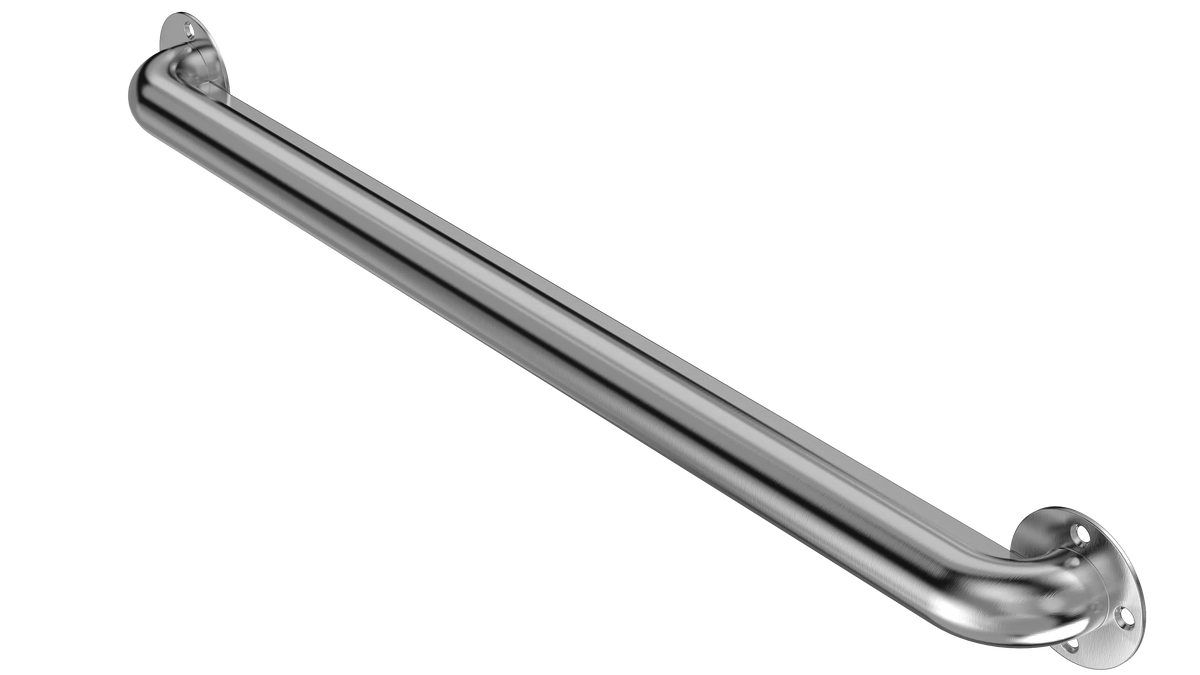 a ligature-resistant stainless steel grab bar designed to meet stringent safety standards.