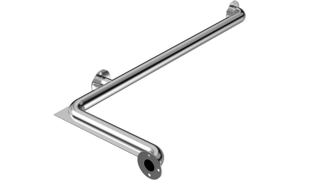 32" x 18" Ligature-Resistant Wall Grab Bar