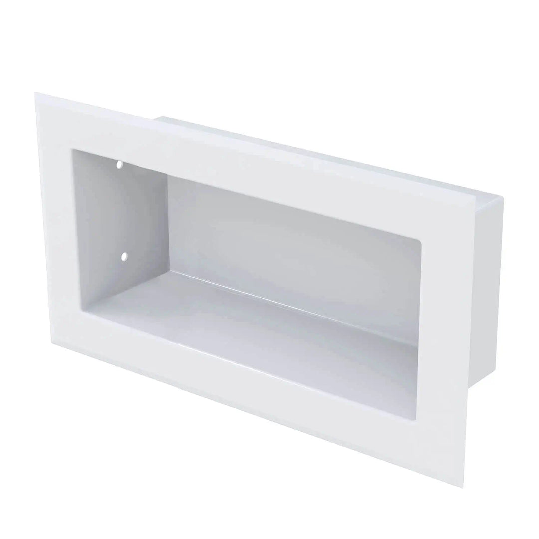 Recessed Shelf with Ligature-Resistant Design - Stainless Steel, Powder Coated